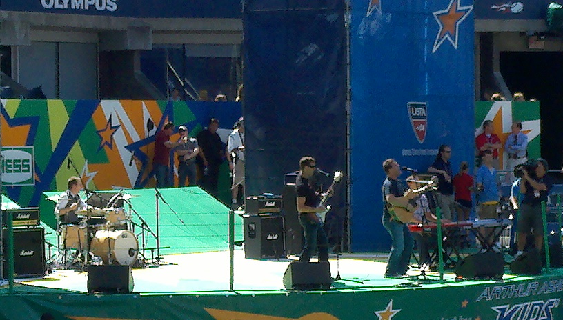 Bryan Bros. Band Performing "Let It Rip" at the 2010 Arthur Ashe Kids' Day